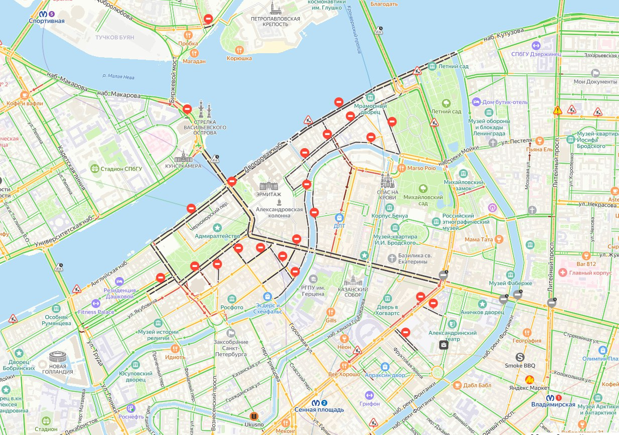 Что происходит в центре Петербурга утром в День Победы - 9 мая 2024 -  ФОНТАНКА.ру