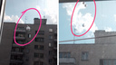 «Парень в черном стрелял по нашим балконам»: жители дома на Новочеркасской показали следы от пуль на своих окнах
