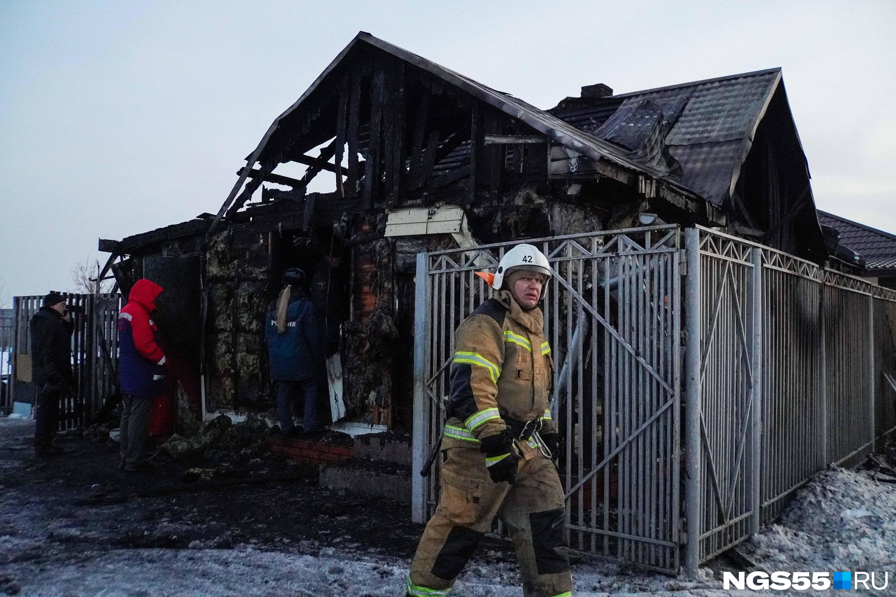 Два дома пострадали в огне в поселках Антипиха и Атамановка под Читой