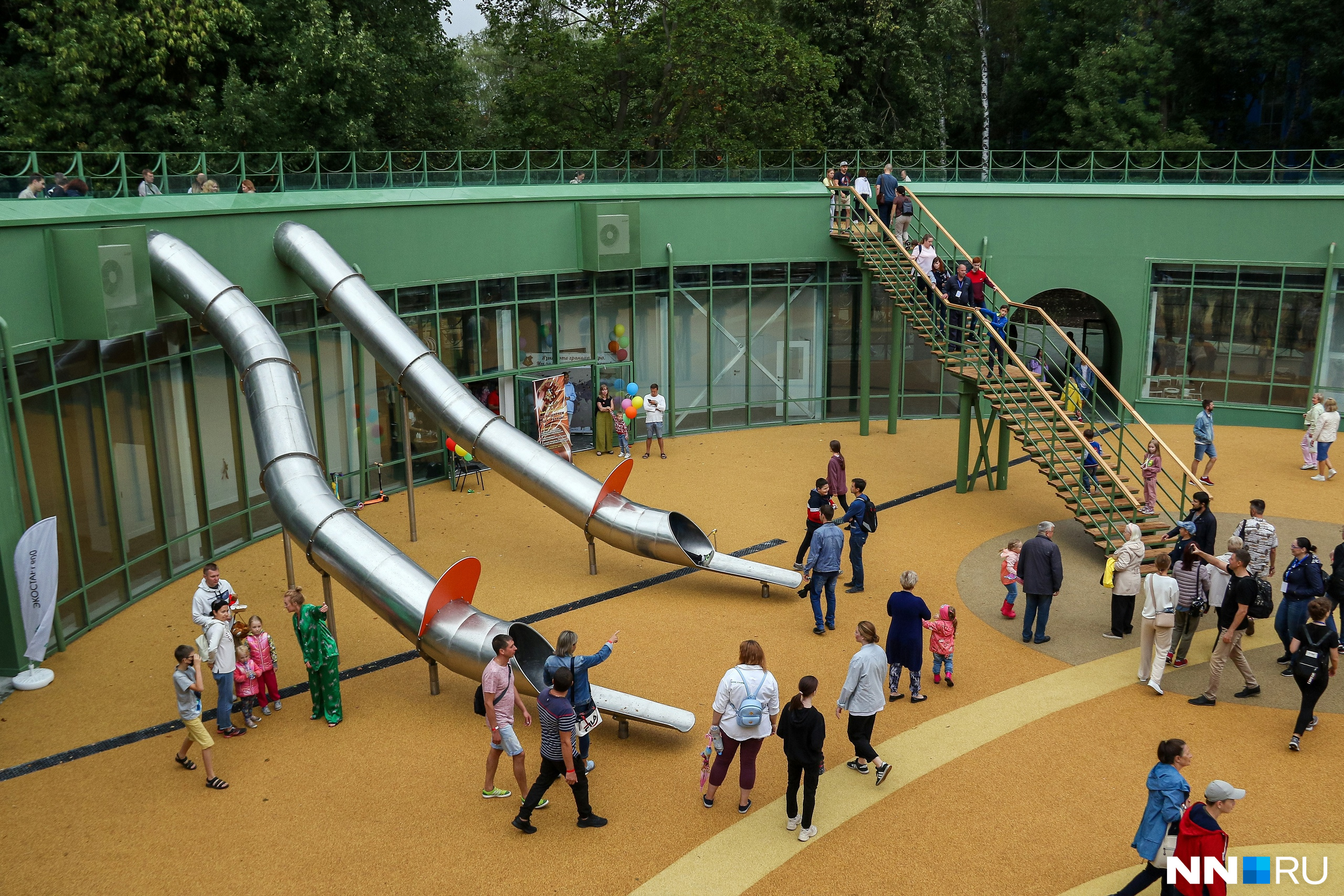 Так выглядит детский центр в парке «Швейцария»