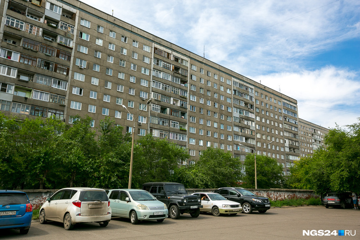 Первая 12-этажка Красноярска