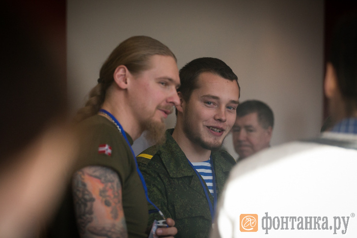 Мильчаков и Ян Петровский на Консервативном форуме в Петербурге, 2015 год