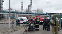 Спасатели охлаждают установку, где вспыхнул пожар. Подробности ЧП в «Сибуре» — в онлайн-трансляции NN.RU