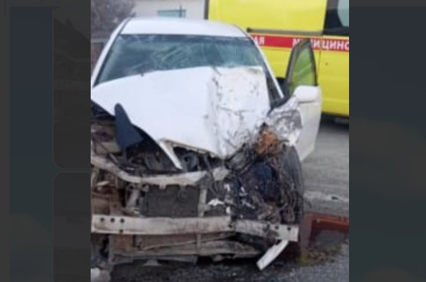 Пьяный водитель врезался в рейсовый автобус в Борзе в Забайкалье