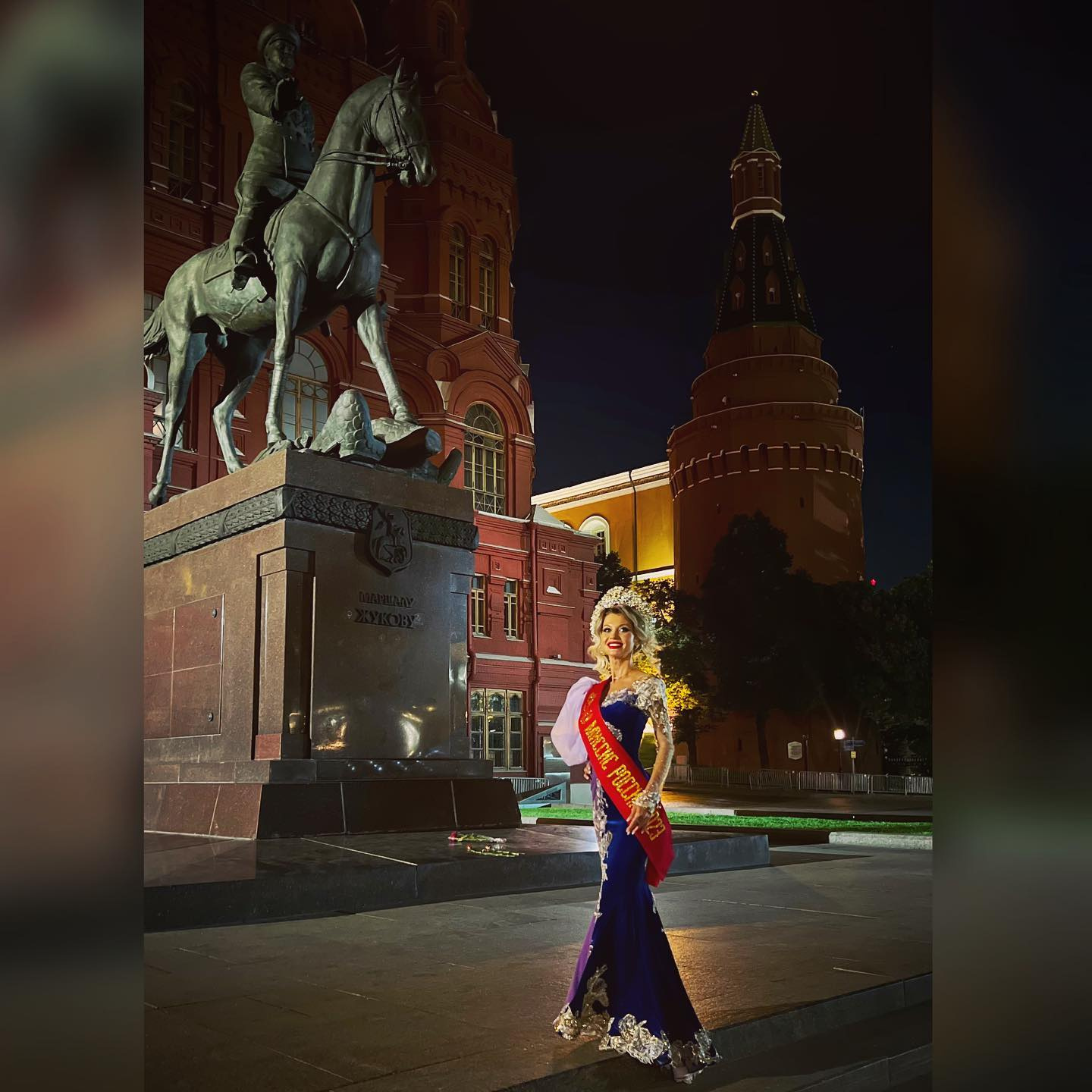 Сразу после финала Жанна отправилась гулять по Москве