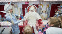 Как новосибирцы встретили Деда Мороза на перроне — фоторепортаж со сказочной встречи, на которую пришла толпа