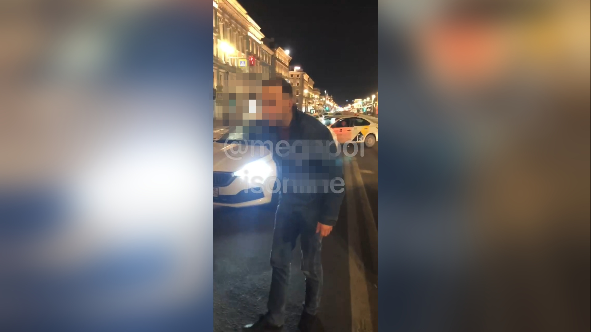 «Нож убери!» Вооруженный таксист отстаивал водительскую честь на Невском