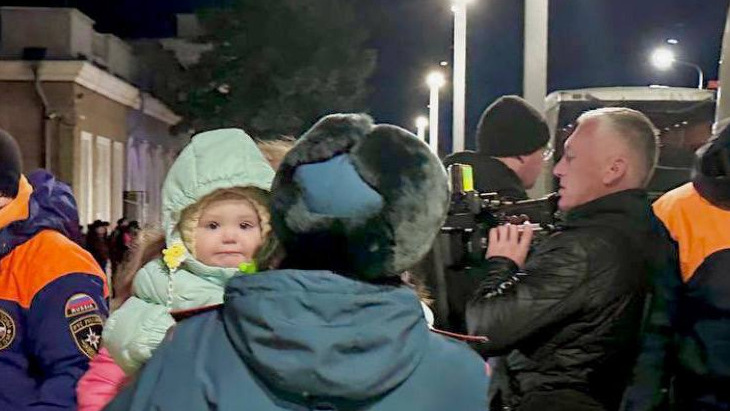 На Ставрополье встретили 200 человек из Белгорода — фото и видео
