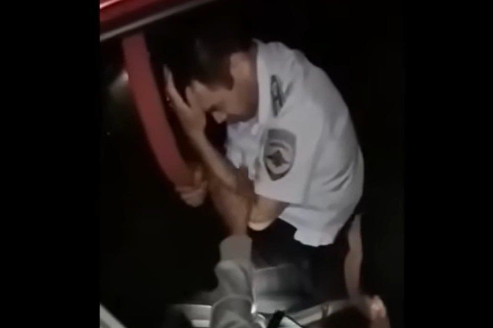 Пьяный начальник отдела ГИБДД в Забайкалье попал на видео