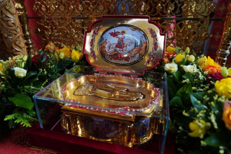 В Новосибирск привезут ковчег с частицей мощей Великомученика Георгия Победоносца