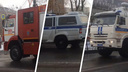 Автобусы, машины с темными окнами, полиция, пожарные: по Архангельску пронесся кортеж — что это было