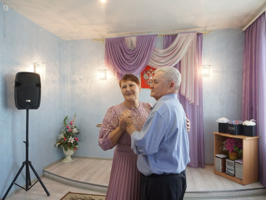 Пара из Забайкалья отметила золотую свадьбу