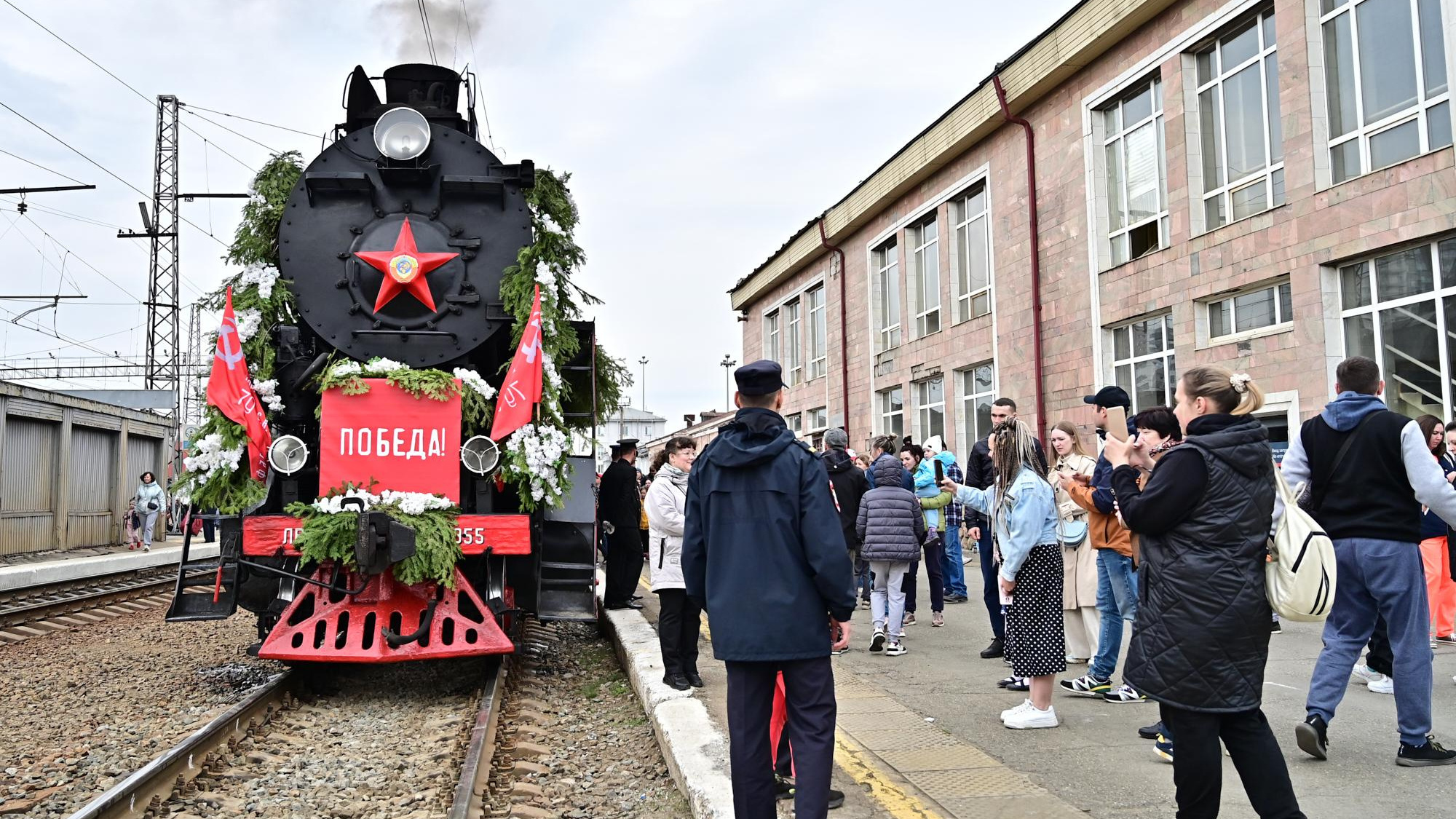 В Пермь приедет поезд «Эшелон Победы» с раритетными вагонами