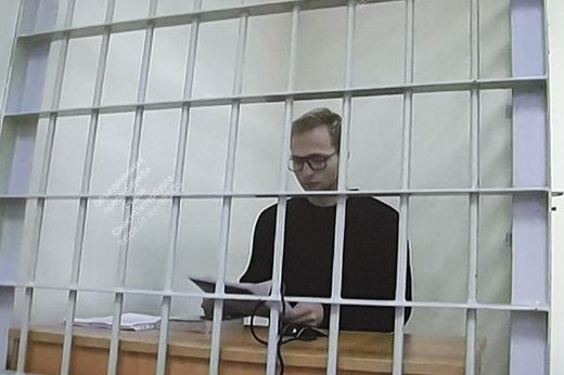 Алексей Иевский на судебном заседании