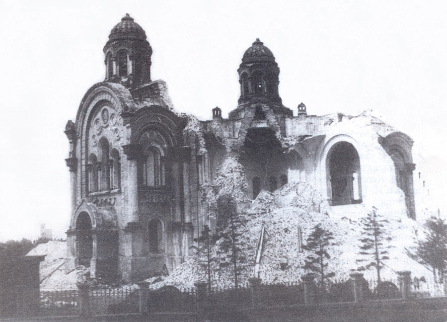 Разрушение Казанского кафедрального собора в Иркутске, 1932 год Разрушение Казанского кафедрального собора в Иркутске, 1932 год