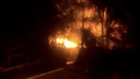 «Какой огонь страшный»: в Волгограде на скопившейся за месяц свалке вспыхнул крупный пожар