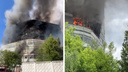 Люди падали из окон и сгорали заживо. Страшные видео с места пожара в подмосковном НИИ — там погибли восемь человек