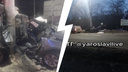 Влетел в столб: в ночном ДТП в Ярославле погиб <nobr class="_">33-летний</nobr> водитель. Видео