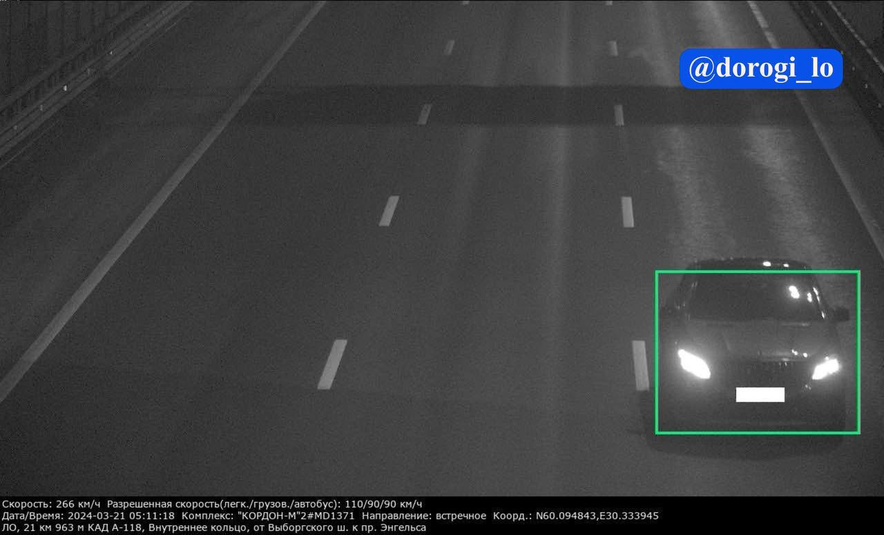 Самые высокие скорости на КАД Петербурга и трассах Ленобласти в  феврале-марте 2024 года - 28 марта 2024 - ФОНТАНКА.ру