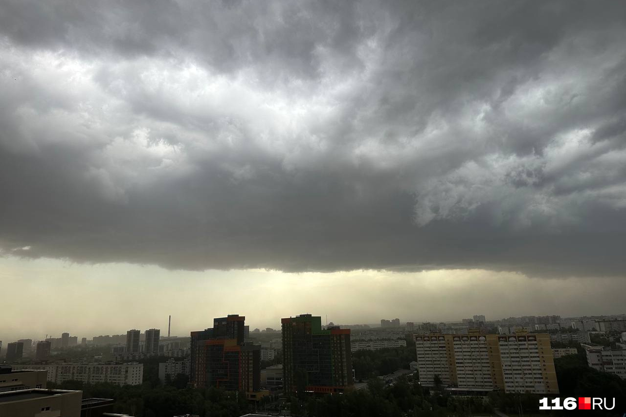 Казань накрыл мощный ураган