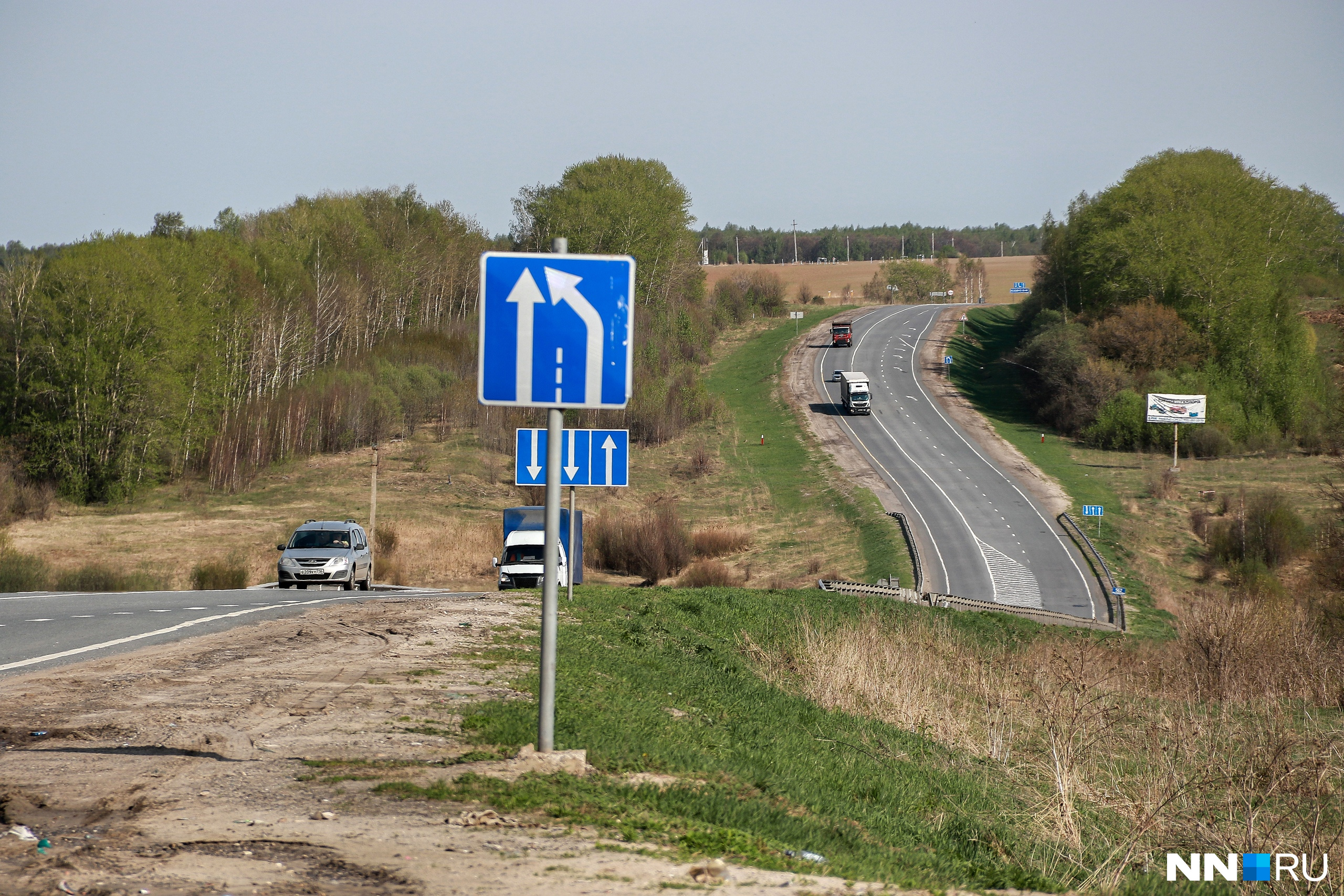 На трассе М-7 в Нижегородской области начинается ремонт. Рассказываем, где придется сбавить скорость