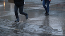Пришел, когда не ждали: Новосибирск затопило после февральского дождя — показываем на видео