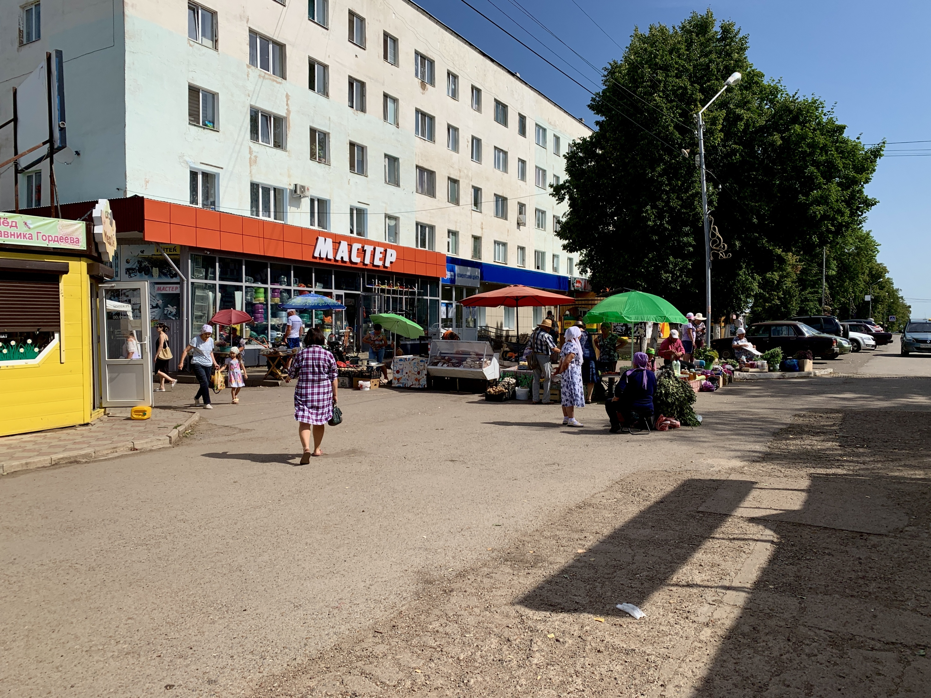 Как в районе Центрального рынка в Уфе