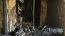 Всё обуглилось: в центре Самары в пожаре сгорел человек