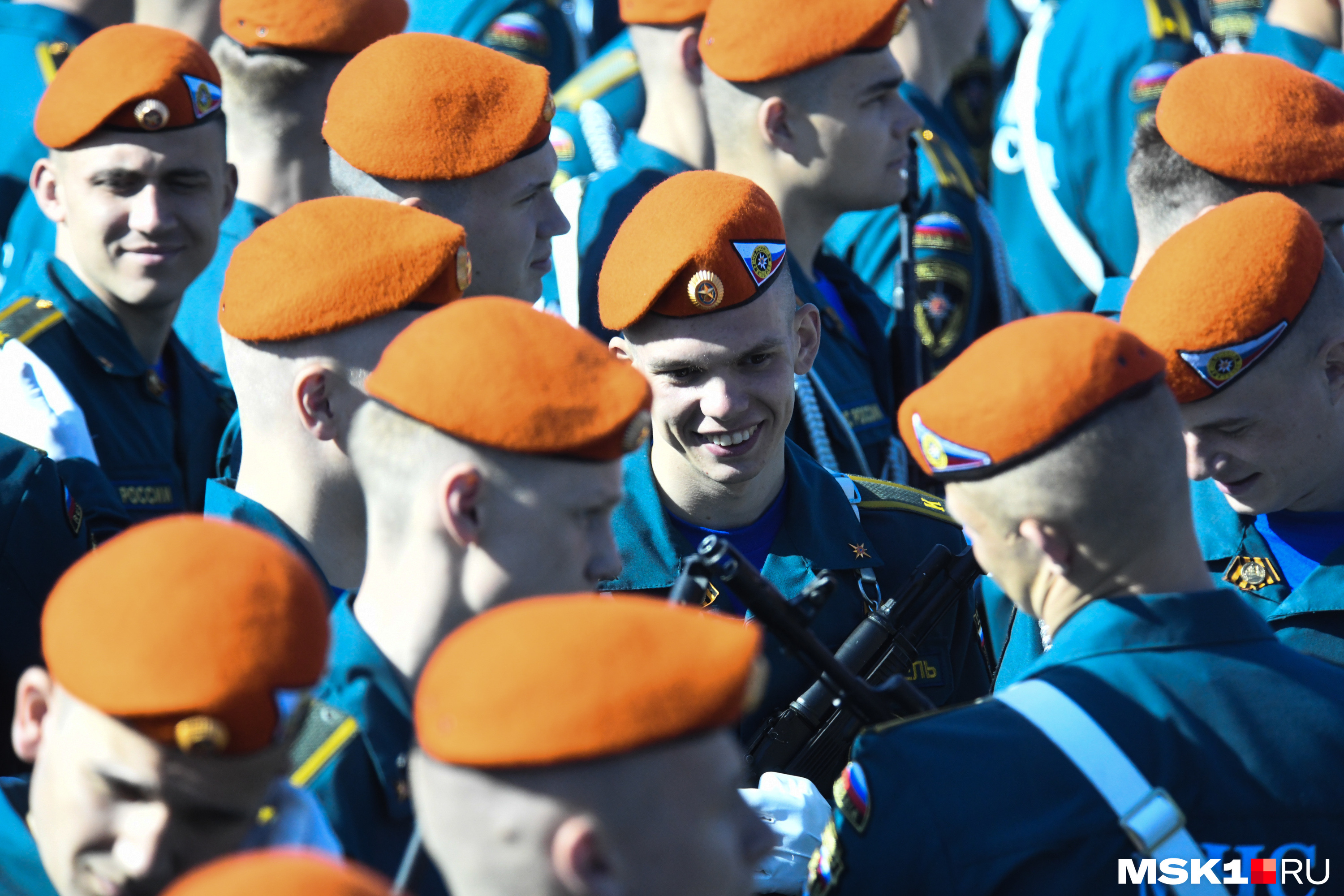 Военнослужащие, участвовавшие в параде, были на Красной площади с самого утра