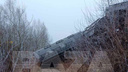 В Рязанской области подорвали железную дорогу, 19 вагонов сошли с рельсов: фото с места происшествия
