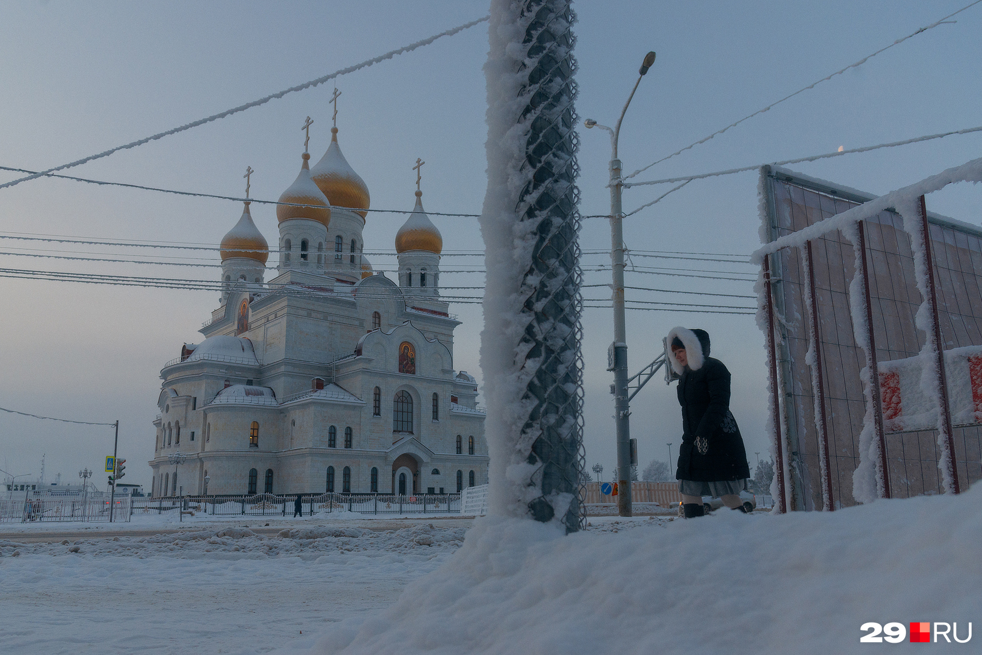 Зимняя сказка в Архангельске: смотрите, как красив наш город, окутанный  снегом и инеем | 06.12.2023 | Архангельск - БезФормата