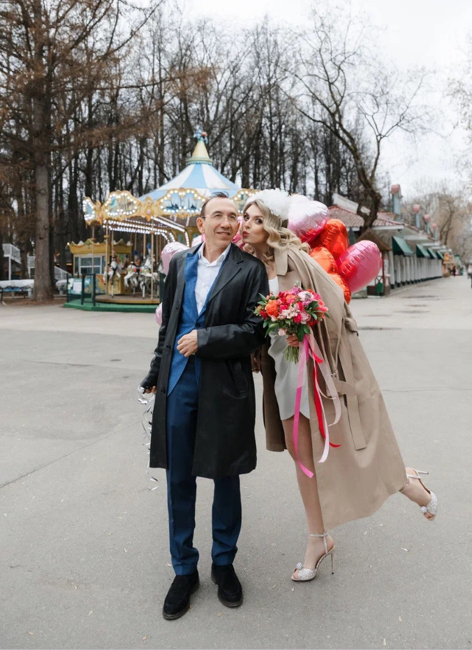 Свадьба частично прошла в Парке Горького