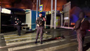 Полиция оцепила часть рынка «Темерник», чтобы торговцы не мешали пожарным