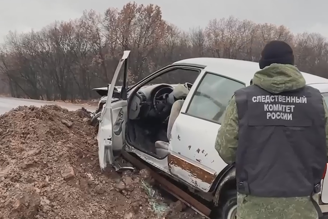 Появилось видео с места на магистрали Центральной, где разбилась «Калина» с  подростками - 29 октября 2023 - 63.ru