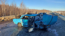 На трассе под Челябинском женщина на «Ниссане» врезалась в ВАЗ. Погиб 19-летний парень