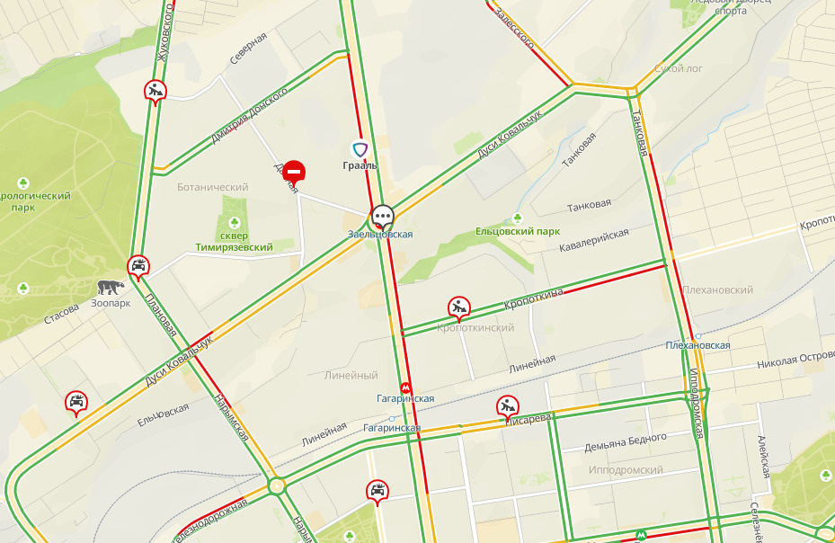 2 гис движение транспорта