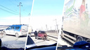 «Менял колесо, и фура влетела»: в массовом ДТП под Новосибирском сбили водителя пикапа