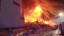 Огонь высотой 50 метров: мощный пожар уничтожает склад Wildberries под Петербургом