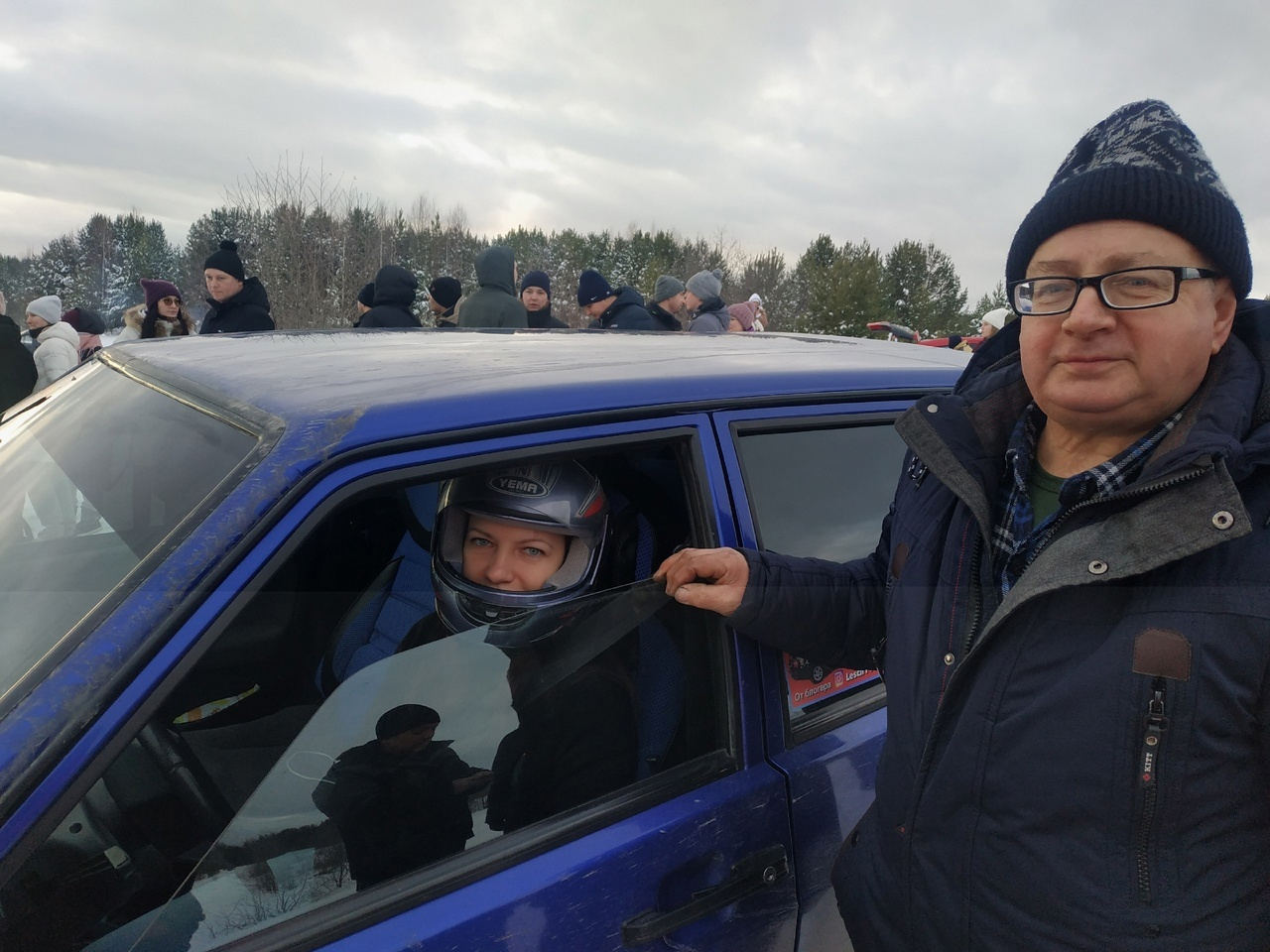 Папа сопровождал Марину на всех соревнованиях Папа сопровождал Марину на всех соревнованиях