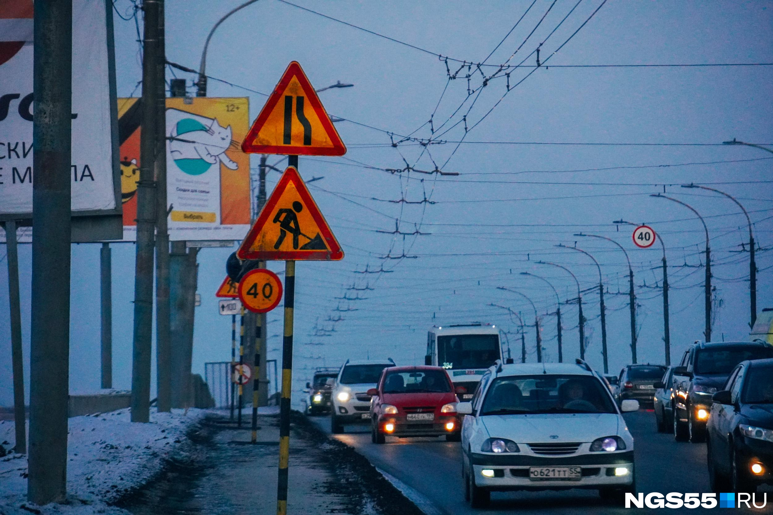 Ленинградский мост в Омске закроют для грузовиков