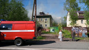 В центре Архангельске горят сразу четыре дома: первые подробности