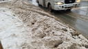 Снегопад сменился дождем. Улицы Самары превратились в грязевую кашу
