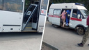 Вылетел шарнир: на пассажирку новосибирского автобуса <nobr class="_">№ 14</nobr> упала дверь
