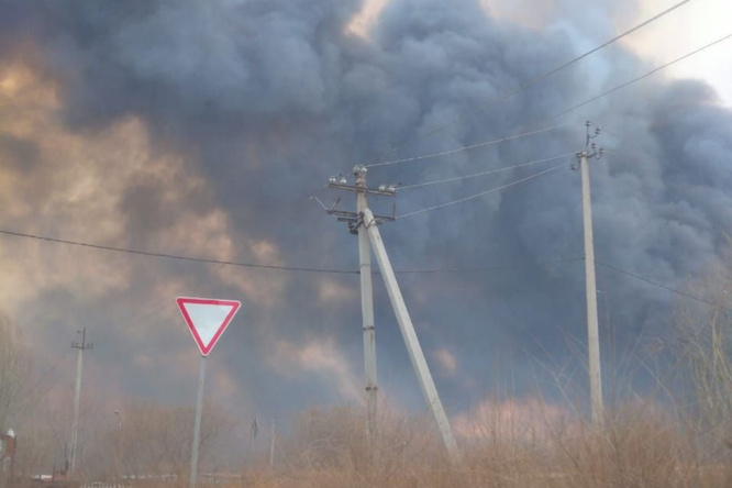 4 крупных пожара произошло в Забайкальском крае за день, 31 марта