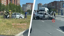 Массовое ДТП на Офицерской в Тольятти: столкнулись две легковушки
