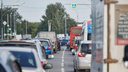 Пробка на Мочищенском шоссе сковала Заельцовский район Новосибирска