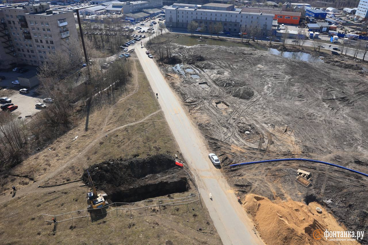 В Петербурге жители квартала Полюстрово борются за спасение высаженного ими  сада - 17 апреля 2023 - ФОНТАНКА.ру