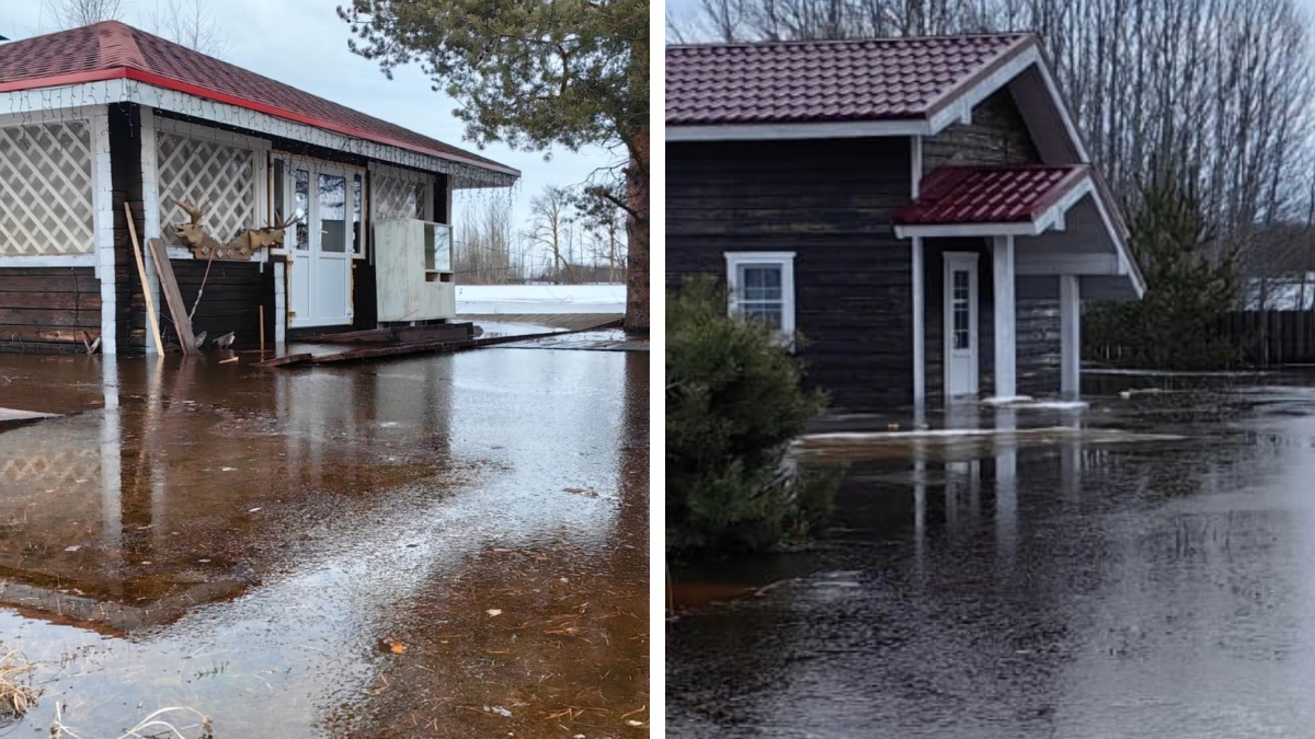 «На емецких наплевать»: жители Архангельской области показали, как топит их дома в ледоход