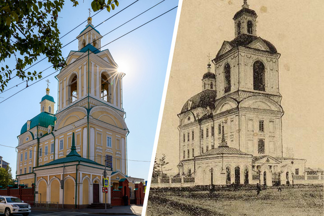 Храм заложили в 1804 году. В революцию с него сняли купола и отдали под пушно-меховую базу, которая просуществовала до 1994 года