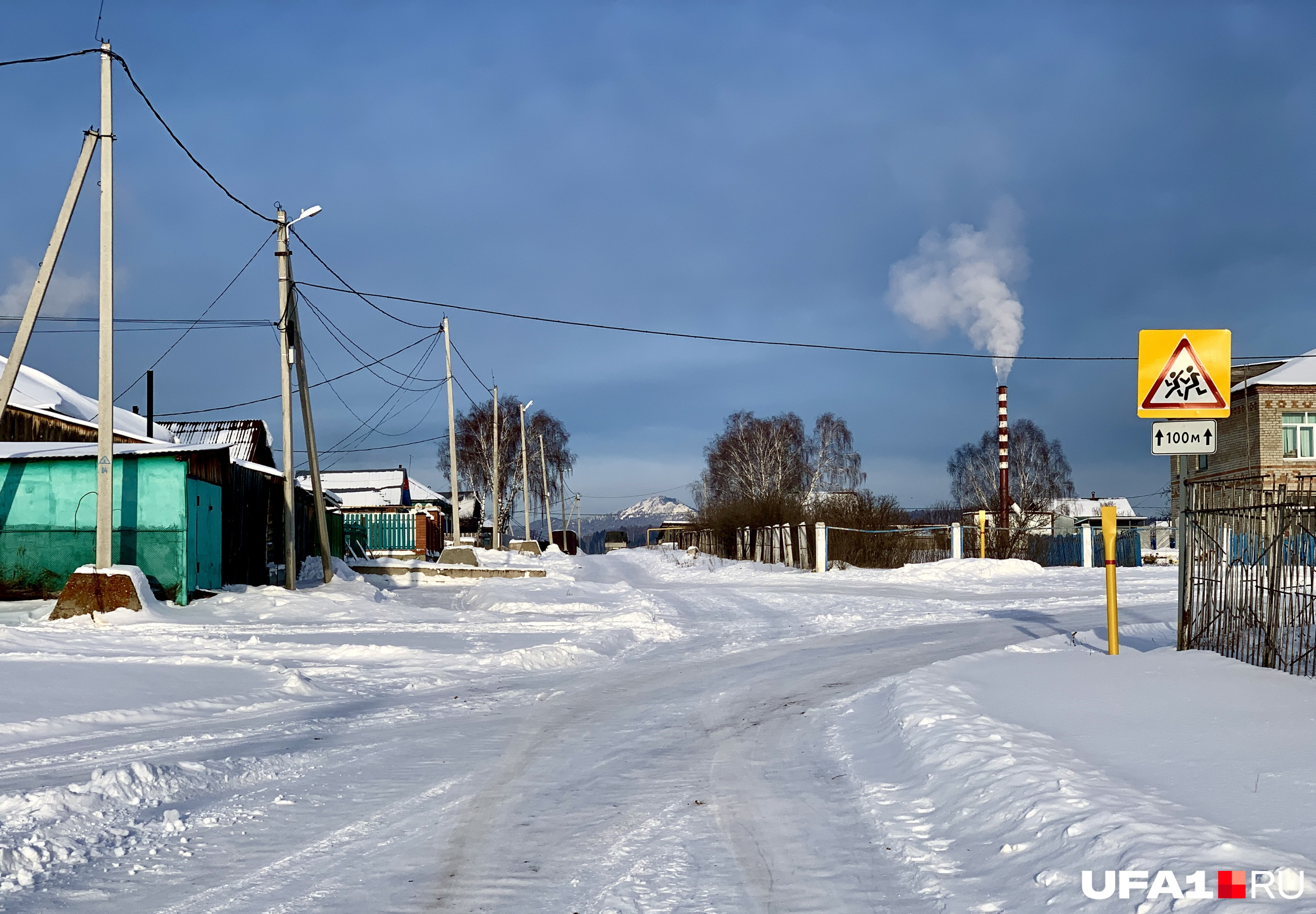 Обычная улица в селе